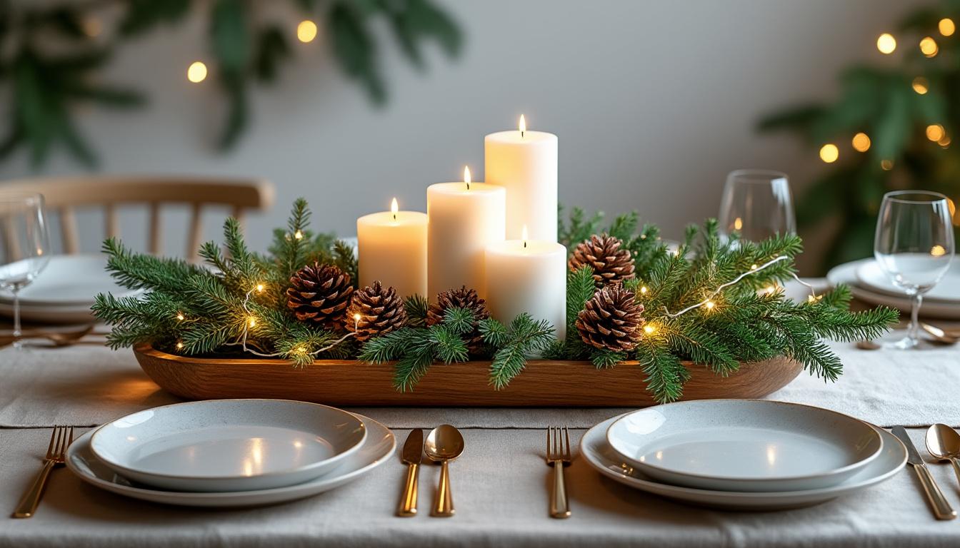 découvrez des idées simples et élégantes pour créer une décoration de table de noël parfaite qui émerveillera vos invités et apportera une ambiance festive chaleureuse.