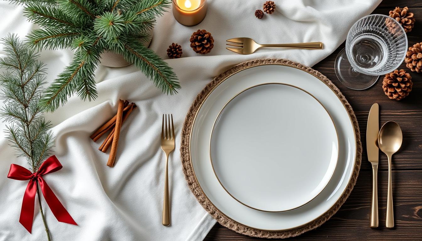 découvrez des idées simples et élégantes pour une décoration de table de noël parfaite et créez une ambiance chaleureuse et festive pour vos repas de fête.