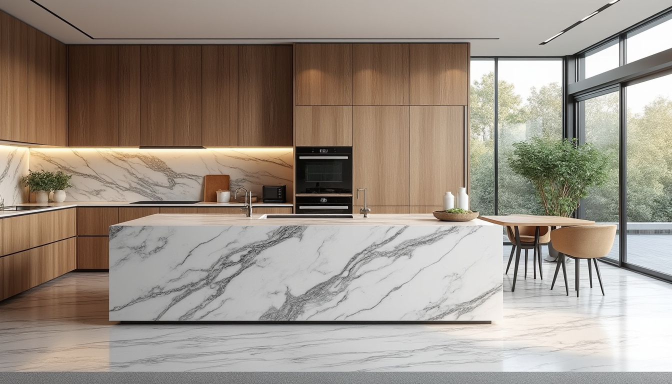 découvrez 15 idées inspirantes pour intégrer une cuisine en marbre et bois avec élégance et style, alliant modernité et authenticité.