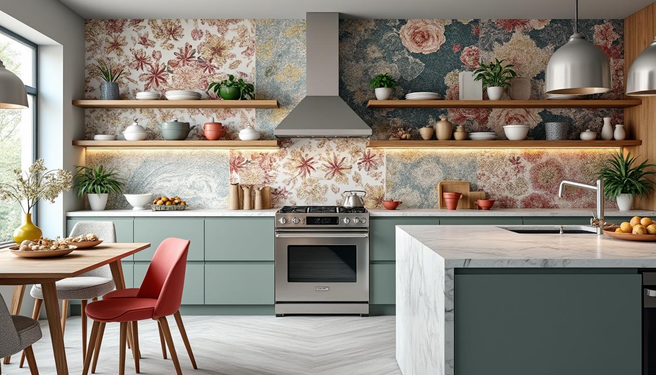 découvrez 20 idées déco irrésistibles de papier peint pour cuisine et transformez votre espace avec style et originalité. inspirez-vous et créez une ambiance unique chez vous !