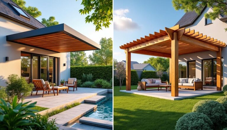 Pergola adossée ou autoportée : comment choisir selon son terrain