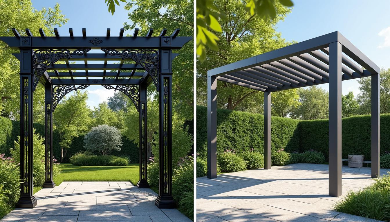 découvrez les avantages et inconvénients de la pergola en fer forgé et en aluminium pour choisir le matériau idéal alliant esthétique et durabilité.