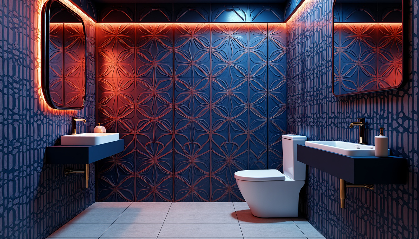 découvrez comment ces toilettes décorées avec des papiers peints audacieux transforment petits espaces en véritables œuvres d'art, alliant style et originalité.