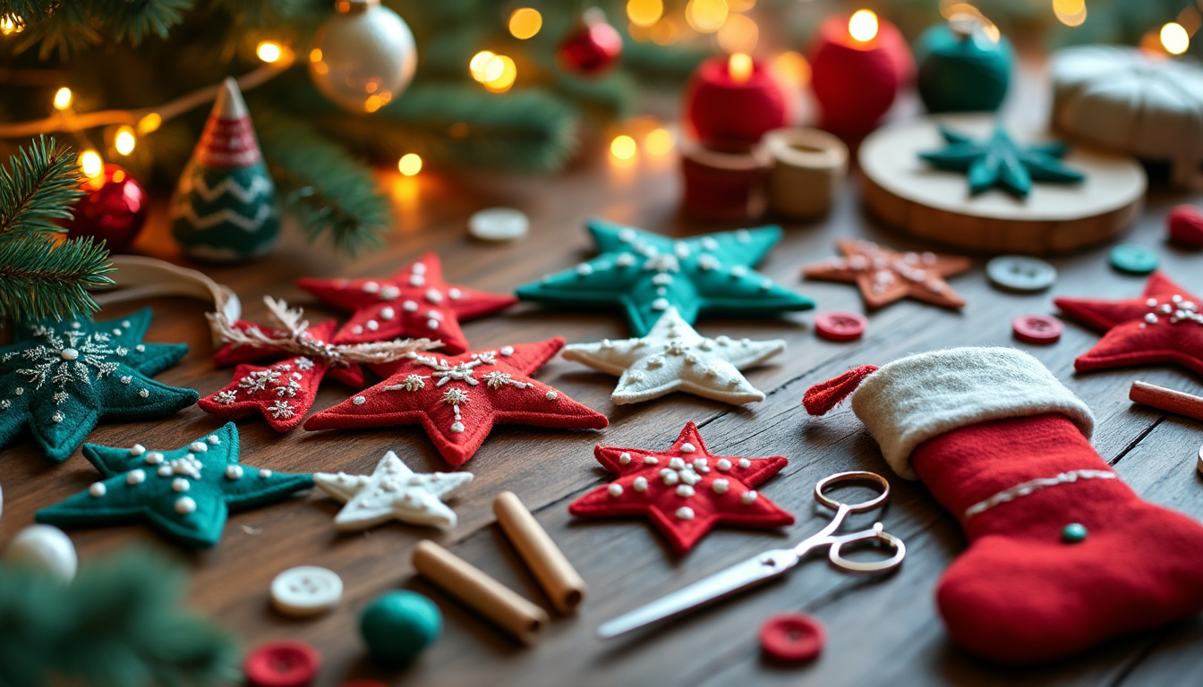 découvrez des astuces de couture simples et originales pour créer des décorations de noël charmantes et personnalisées qui embelliront votre intérieur pendant les fêtes.