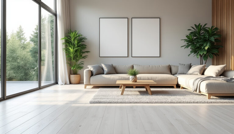 Idées inspirantes pour sublimer votre intérieur avec un parquet blanc