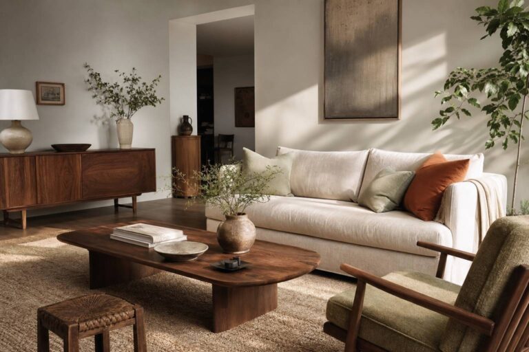 Inspirations chic pour une décoration vintage raffinée dans votre salon