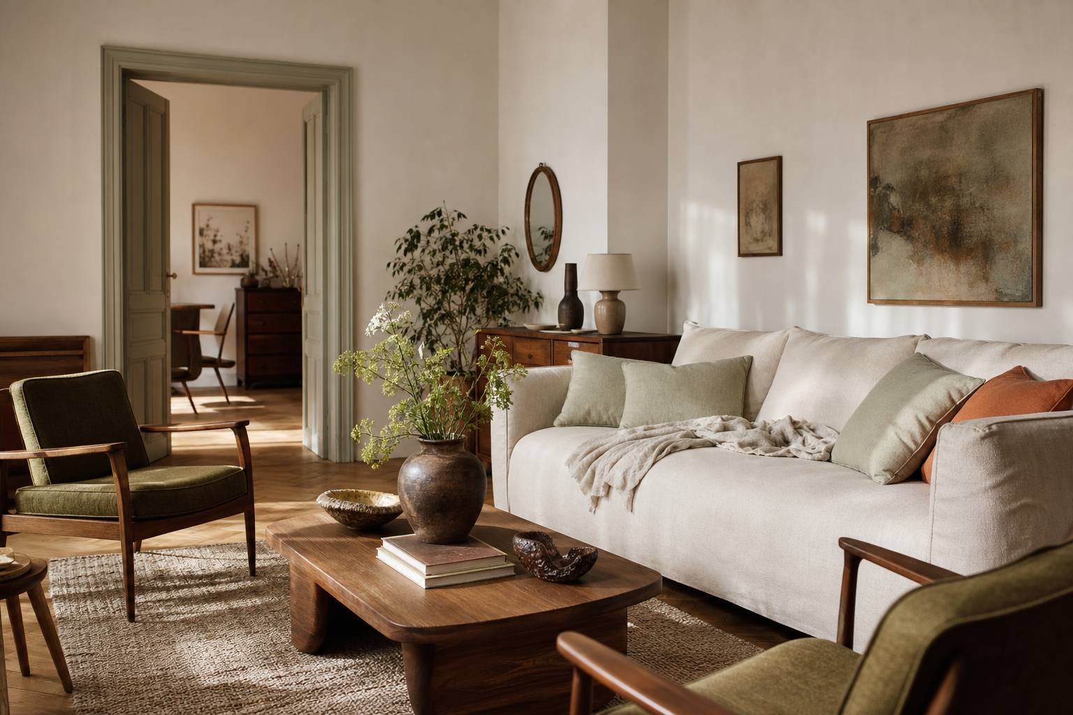 Inspirations chic pour une décoration vintage raffinée dans votre salon, Inspirations chic pour un salon