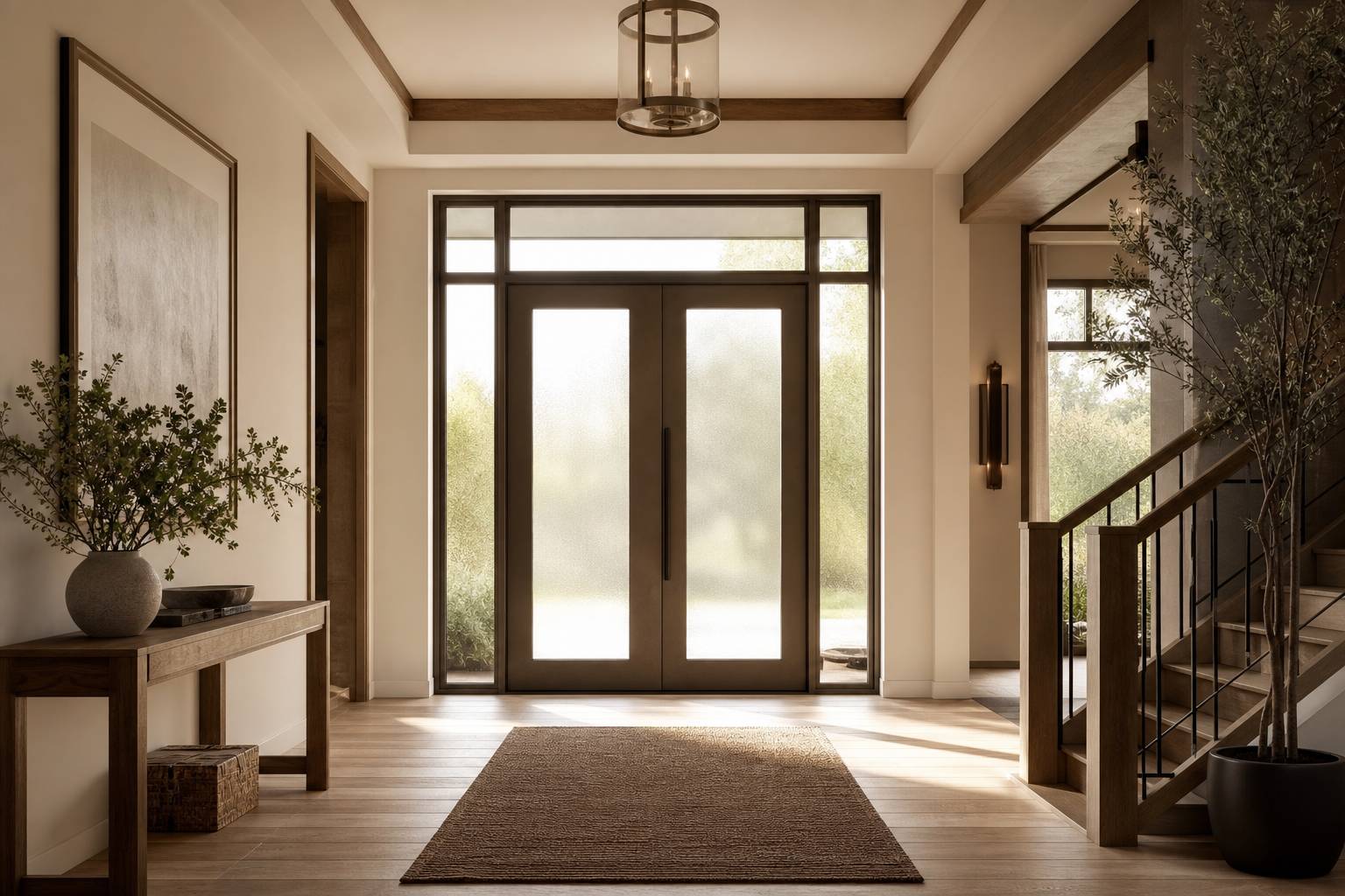 Les avantages et inconvénients de la porte d’entrée vitrée : fau ambiance