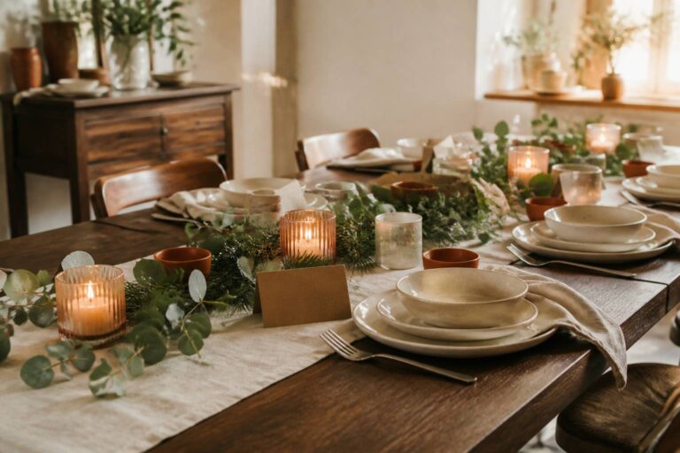 Créez une table de Noël DIY unique et pleine de chaleur pour des fêtes inoubliables