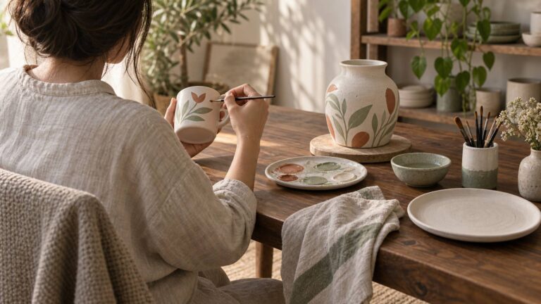 Peinture sur céramique : une bouffée de créativité pour le bien-être