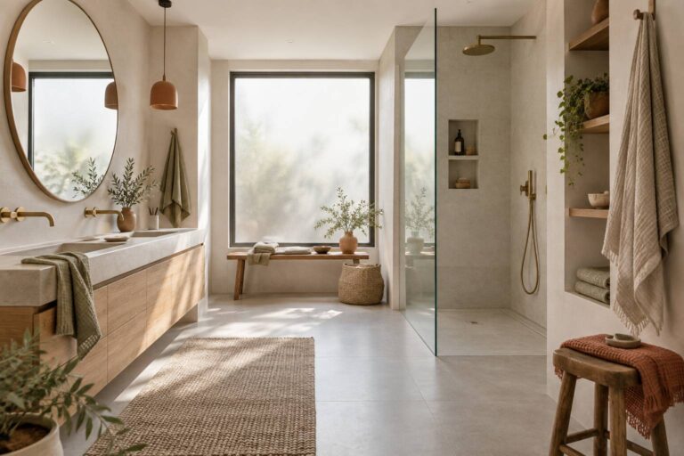 Inspirations de plans pour aménager votre salle de bains de 5 à 11 m²