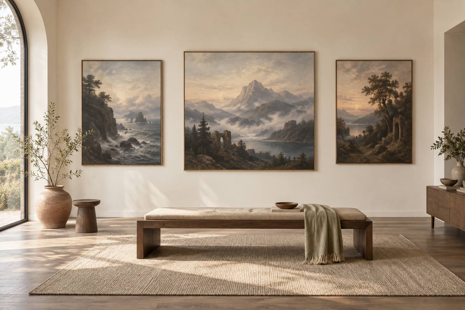 Illustration éditoriale du sujet : Une exposition unique célèbre l'œuvre du peintre allemand Caspar David Friedrich