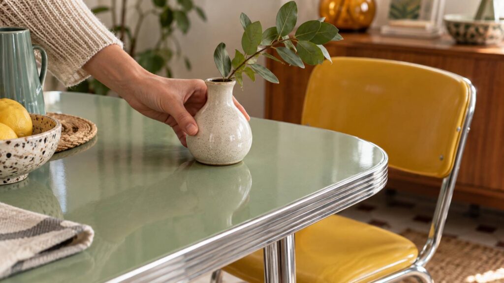 Plan de détail illustrant le sujet de l'article : Astuces pour sublimer votre déco avec des meubles en formica