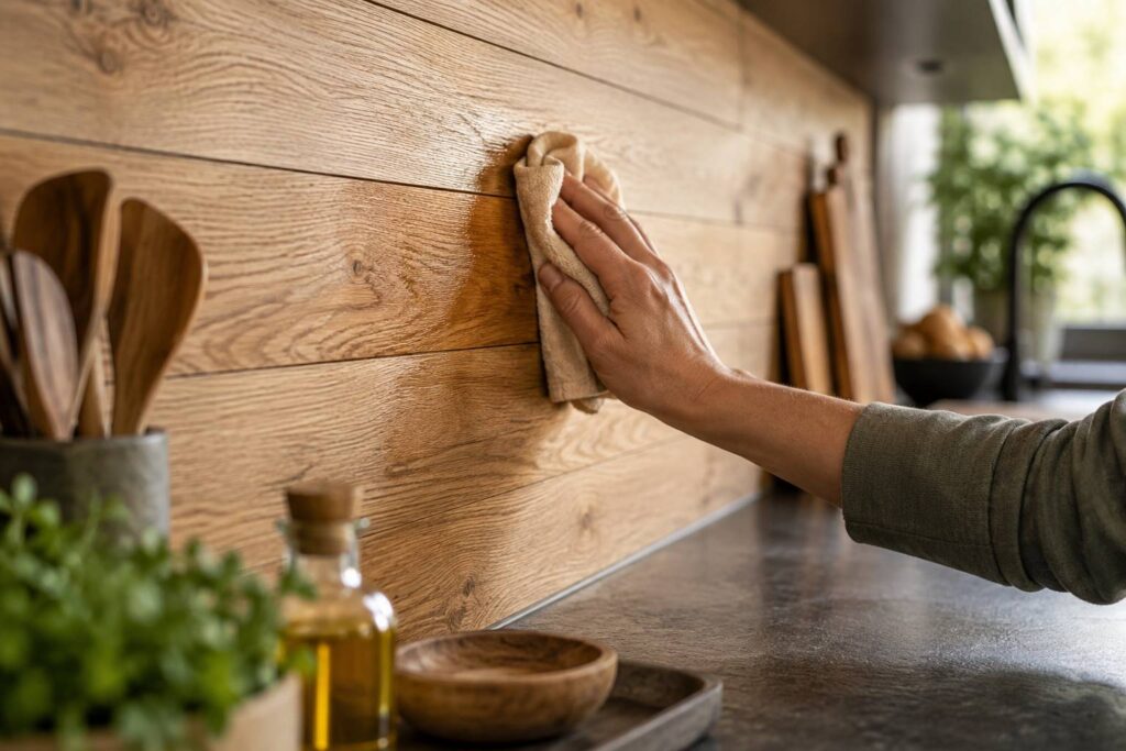 Plan de détail illustrant le sujet de l'article : Inspirations de crédences en bois pour une cuisine pleine de personnal