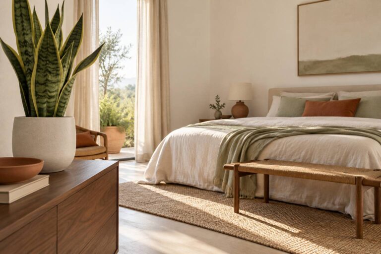 Plante serpent : le secret déco pour un sommeil réparateur