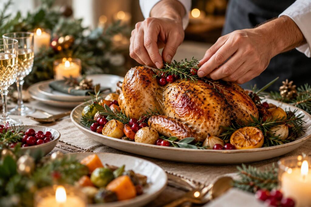 Illustration de détail sur le sujet : Un festin de Noël mémorable orchestré par Cyril Lignac